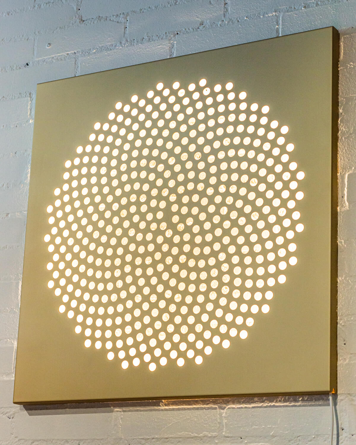 Wandlamp Narbonne Champagne Goud 65 x 65 cm