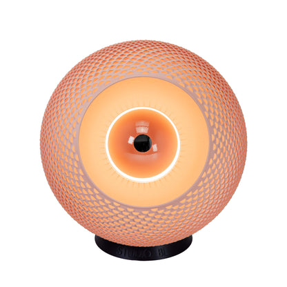 Baguio tafellamp in oud roze, 35 cm, vooraanzicht