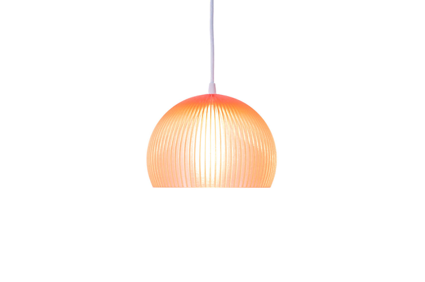 Pendant lamp Krk Peach Orange-Pink Ø 21 cm