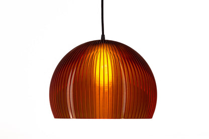Pendant lamp Krk Amber Brown Ø 35 cm